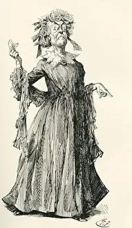 Mr. F.'s Aunt. Illustration By Harry Furniss For The Charles Dickens Novel Little Dorrit Mr. F.'s Aunt. Illustration By Harry Furniss For The Charles Dickens Novel Little Dorrit