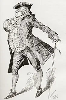 Mr. Stryver. Illustration By Harry Furniss For The Charles Dickens Novel A Tale Of Two Cities From The Testimonial Mr. Stryver. Illustration By Harry Furniss For The Charles Dickens Novel A Tale Of Two Cities From The Testimonial
