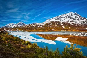 Mt. Ascension and Lost Lake, Chugach National Forest, Kenai Peninsula, Alaska, USA Mt. Ascension and Lost Lake, Chugach National Forest, Kenai Peninsula, Alaska, USA