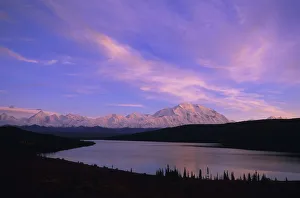 Mt Mckinley & Ak Range Reflects In Wonder Lake Alaska In Denali Np Autumn Mt Mckinley & Ak Range Reflects In Wonder Lake Alaska In Denali Np Autumn