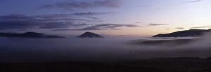 Images Dated 27th October 2008: Nephin Beg, Co Mayo, Ireland; View Of Lough Beltra Covered In Fog