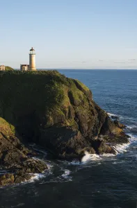 The North Nead Lighthouse Is Located At Cape Disappointment State Park; Ilwaco, Washington, United States Of America The North Nead Lighthouse Is Located At Cape Disappointment State Park; Ilwaco, Washington, United States Of America