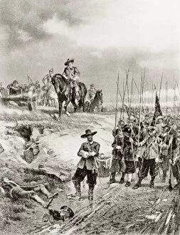 Oliver Cromwell At The Battle Of Marston Moor, 2 July 1644, During The First English Civil War
