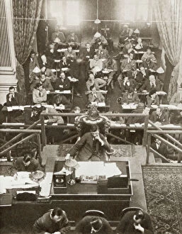 The Opening Of Dail Eireann, Or Chamber Of Deputies, Of The Irish Free State Parliament, Dublin, Ireland On September 9