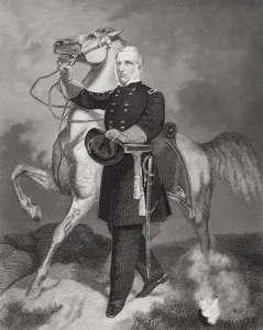Painting of James Samuel Wadsworth, Union General during American Civil War Painting of James Samuel Wadsworth, Union General during American Civil War
