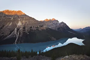 Peyto Lake A Glacial Lake In Banff National Park; Banff Alberta Canada Peyto Lake A Glacial Lake In Banff National Park; Banff Alberta Canada