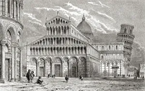 Belltower Gallery: The Pisa Cathedral Duomo Belltower Campanile