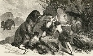 Prehistoric Man In The Time Of The Giant Bear And Mammoth Prehistoric Man In The Time Of The Giant Bear And Mammoth