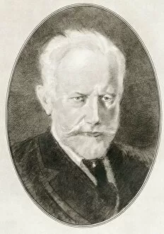 Pyotr Ilyich Tchaikovsky, 1840 - 1893, also known as Peter Ilich Tchaikovsky. Russian composer of the romantic period