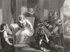 Queen Elizabeth I receiving news of the death of her sister, Queen Mary. Elizabeth I, 1533 -1603 Queen Elizabeth I receiving news of the death of her sister, Queen Mary. Elizabeth I, 1533 -1603