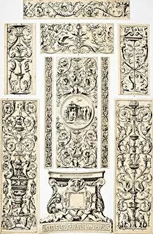 Images Dated 4th September 2007: Renaissance No 3 Plate Lxxvi From The Grammar Of Ornament By Owen Jones Published By Day & Son