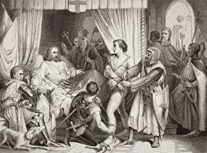 Richard Coeur De Lion Forgiving Bertrand De Gurdun Who Had Attempted His Life 1199 Richard Coeur De Lion Forgiving Bertrand De Gurdun Who Had Attempted His Life 1199