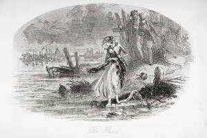 Images Dated 21st November 2005: The River. Illustration From The Charles Dickens Novel David Copperfield By H.K