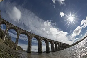 Royal Border Bridge Spanning River Tweed; Berwick-Upon-Tweed, Northumberland, England Royal Border Bridge Spanning River Tweed; Berwick-Upon-Tweed, Northumberland, England