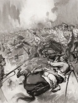 Russian Cavalry Force The Austrians To Flee At The Battle Of Lemberg, Galicia In 1914 During Wwi Russian Cavalry Force The Austrians To Flee At The Battle Of Lemberg, Galicia In 1914 During Wwi