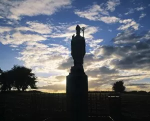 Images Dated 23rd January 2006: Sculpture Of St Patrick, Hill Of Tara, Co Meath, Ireland