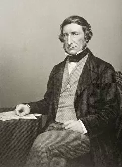 Images Dated 17th July 2005: Sir George Cornewall Lewis, 1806-1863. English Statesman And Political Philosopher.Engraved By