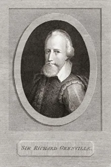 Sir Richard Grenville, also known as Greynvile, Greeneville, Greenfield, 1542-1591 Sir Richard Grenville, also known as Greynvile, Greeneville, Greenfield, 1542-1591