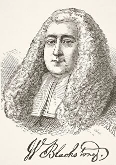 Blackstone Gallery: Sir William Blackstone 1723 - 1780. English Jurist And Professor