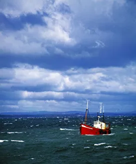 Skerries, Co Dublin, Ireland; Trawler Going To Harbour Skerries, Co Dublin, Ireland; Trawler Going To Harbour