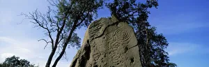 Detail Of Standing Stone, Newgrange, Co Meath, Ireland Detail Of Standing Stone, Newgrange, Co Meath, Ireland