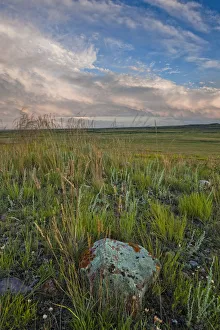 Sunset Over The Prairies In Grasslands National Park; Saskatchewan, Canada Sunset Over The Prairies In Grasslands National Park; Saskatchewan, Canada