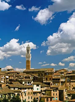 Images Dated 10th May 2004: Torre De Mangia And Siena Skyline