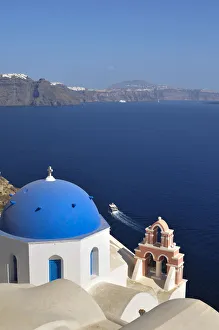 The Town Of Fira, The Capital Of The Island Of Santorini (Classically Thera) The Town Of Fira, The Capital Of The Island Of Santorini (Classically Thera)