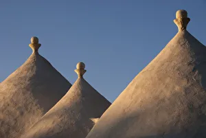 Images Dated 27th March 2011: Trulli Roofs In Puglia, Italy, Europe