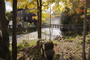 View Of Ulverton Wool Mill, Eastern Townships, Quebec, Canada View Of Ulverton Wool Mill, Eastern Townships, Quebec, Canada