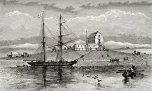 Walvis Bay, Namibia, South Africa In The 19Th Century. From Africa By Keith Johnston, Published 1884
