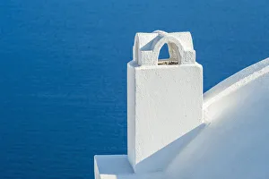 Whitewash Building And Tower; Oia, Santorini, Greece Whitewash Building And Tower; Oia, Santorini, Greece