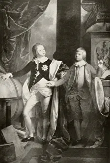 William, Duke Of Clarence, Later King William Iv, Left, And Edward Duke Of Kent, Later Father Of Queen Victoria, Right William, Duke Of Clarence, Later King William Iv, Left, And Edward Duke Of Kent, Later Father Of Queen Victoria, Right