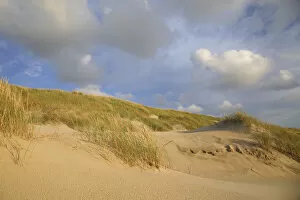 Landschap Noord-Holland Gallery: Dunes at the Dutch coast under a sky full with clouds, The Netherlands, Noord-Holland