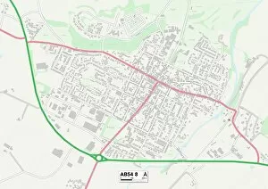Aberdeenshire AB54 8 Map
