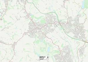 Furnace Lane Gallery: Amber Valley DE75 7 Map