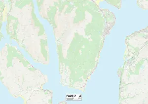 Milton Avenue Gallery: Argyllshire PA23 7 Map