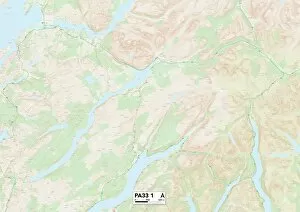 Argyllshire PA33 1 Map
