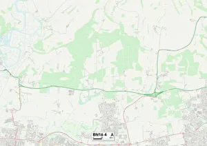 Hillside Crescent Gallery: Arun BN16 4 Map