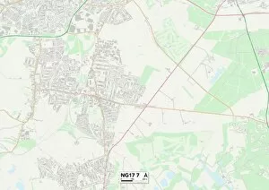 Manor Crescent Gallery: Ashfield NG17 7 Map