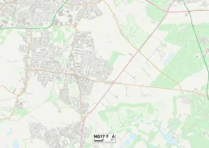 Manor Crescent Gallery: Ashfield NG17 7 Map