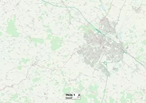 Park Drive Gallery: Ashford TN26 1 Map