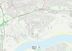 Postcode Sector Map of Barking and Dagenham IG11 0 Barking and Dagenham IG11 0 Map
