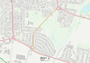 Second Avenue Gallery: Barking and Dagenham RM10 9 Map