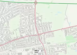 North Road Gallery: Barking and Dagenham RM6 6 Map