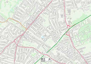 Dudley Road Gallery: Barnet N3 2 Map