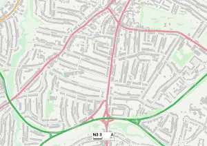Windermere Avenue Gallery: Barnet N3 3 Map