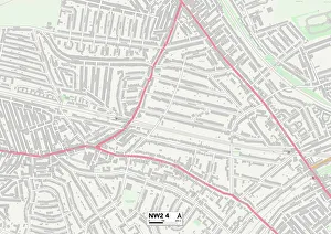 Blenheim Gardens Gallery: Barnet NW2 4 Map