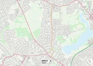 Greenhill Gallery: Barnet NW9 8 Map