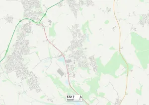 Hillside Crescent Gallery: Barnsley S72 7 Map